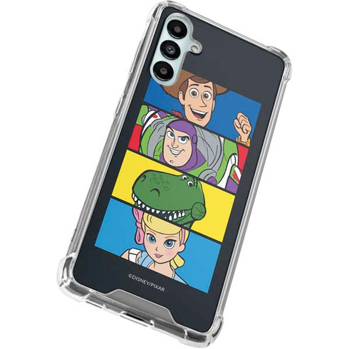 Disney Toy Story Character Grid Galaxy A15 5G Clear Case